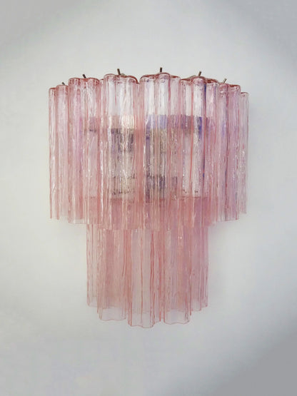 Pink Murano Glass Wall Sconces