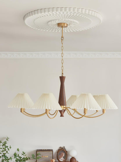 Pleated Chandelier
