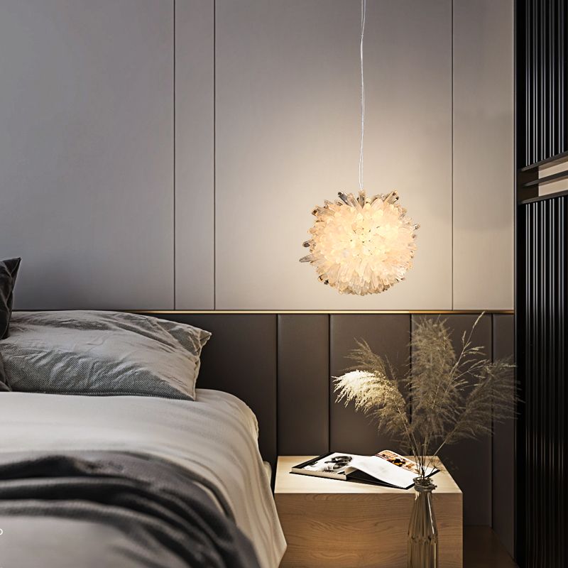 Primary Crystal  Ball Pendant Light