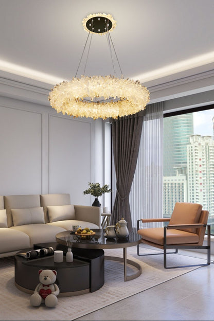 Quartz Crystal Chandelier