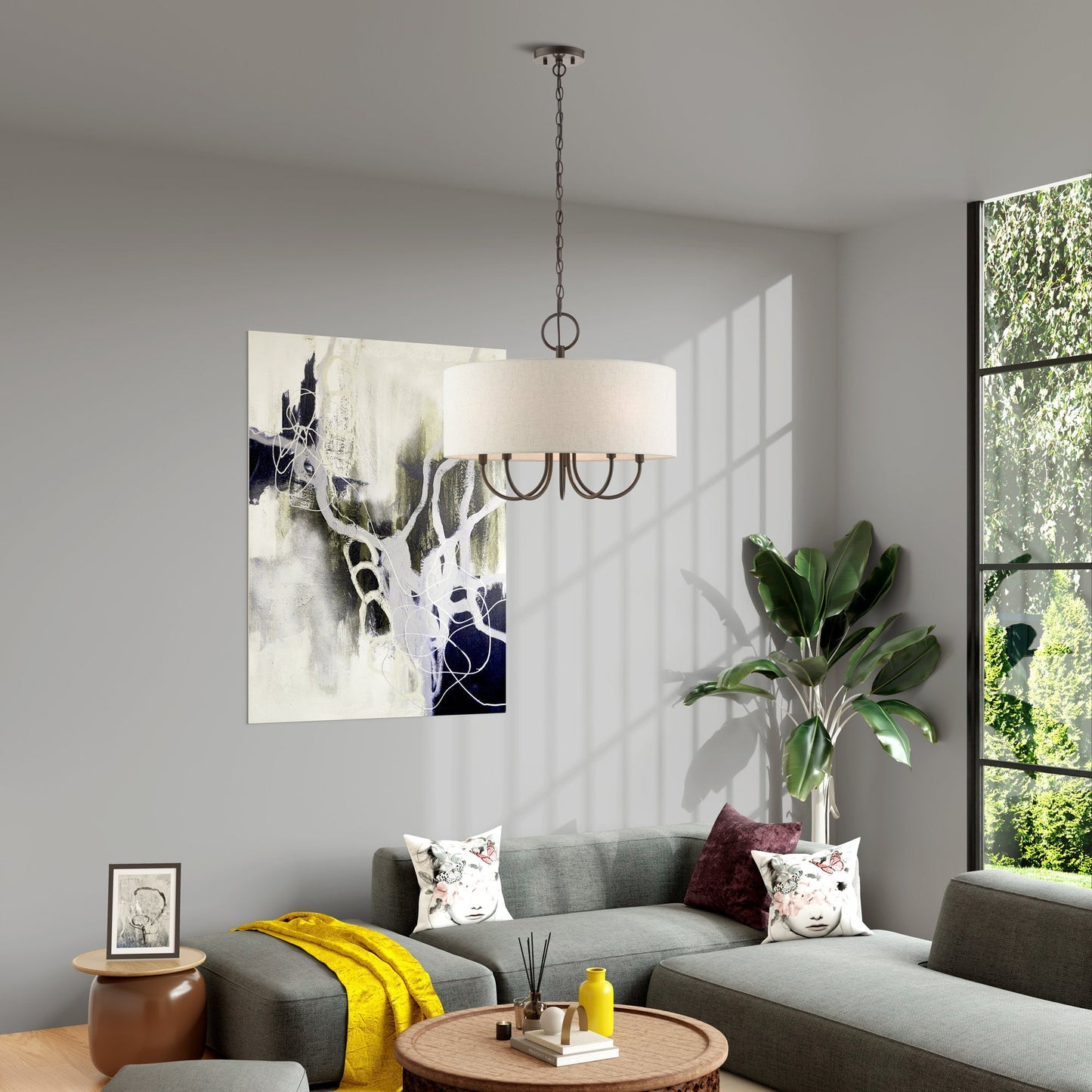 Raymond Drum Chandelier