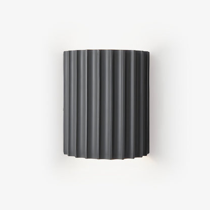 Resin Ribbed Wall Lamp