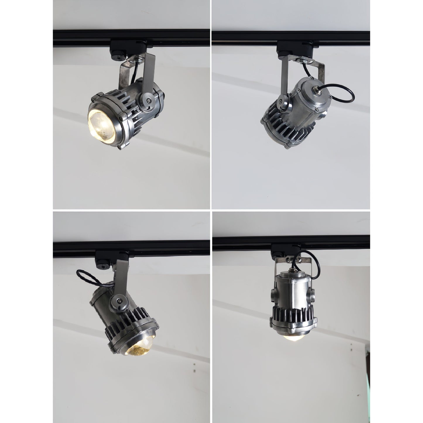Retro Industrial Aluminum Track Lights