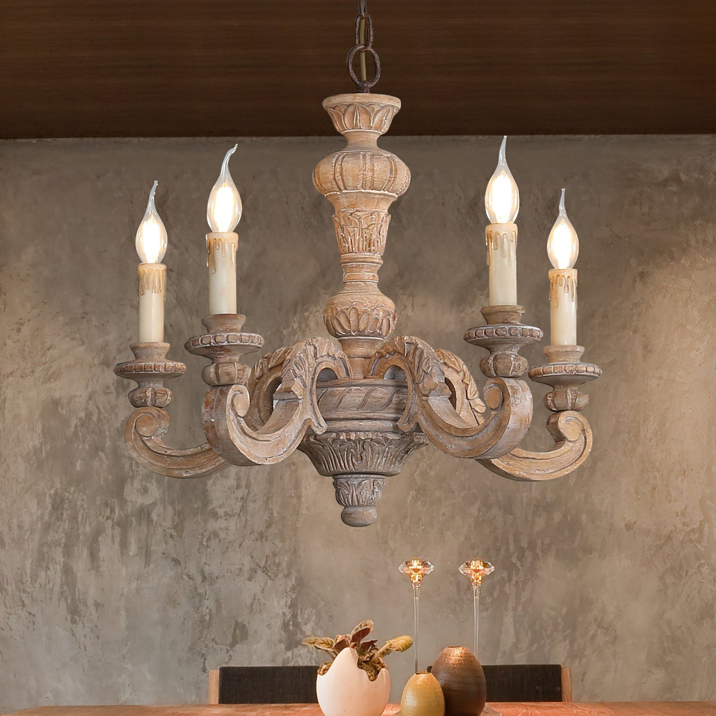 Roman Pillar Chandelier