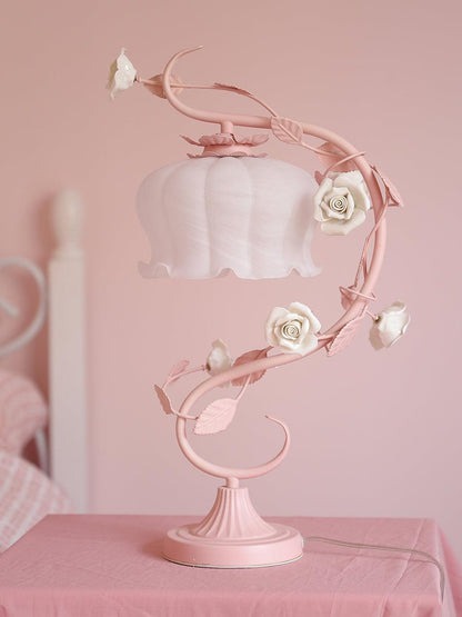 Glass Gooseneck Table Lamp 12.2 Inch