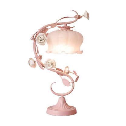 Glass Gooseneck Table Lamp 12.2 Inch