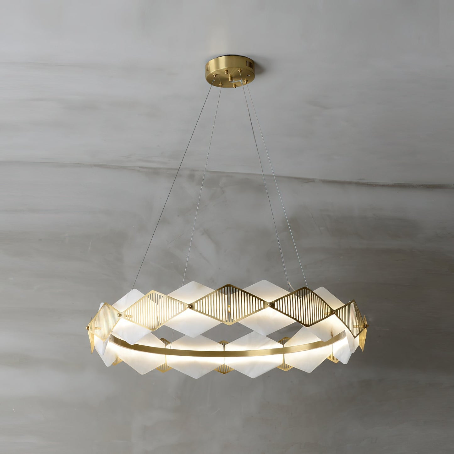 Rote LED Chandelier
