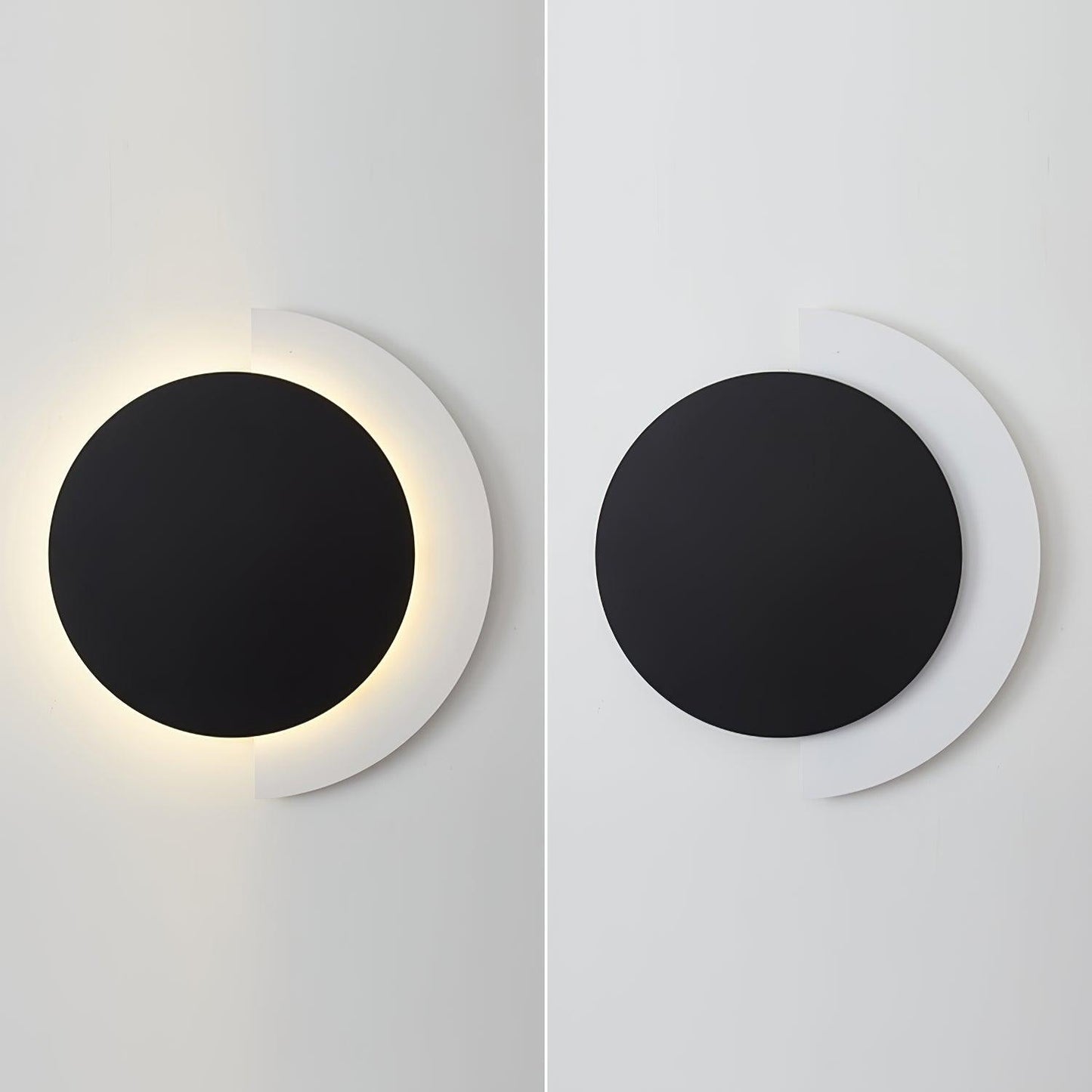 Rounded Abstract Art Sconce