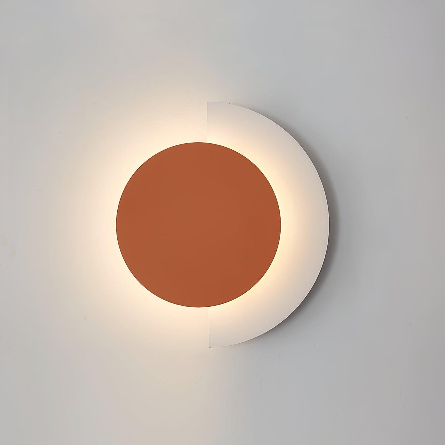 Rounded Abstract Art Sconce
