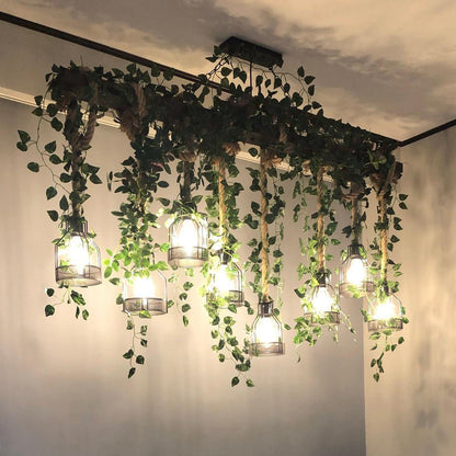 Rustic Wooden Chandelier