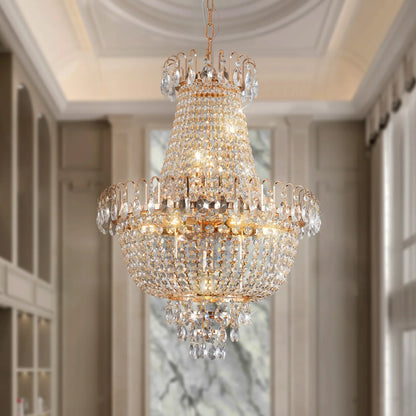 French Empire Crystal Chandelier