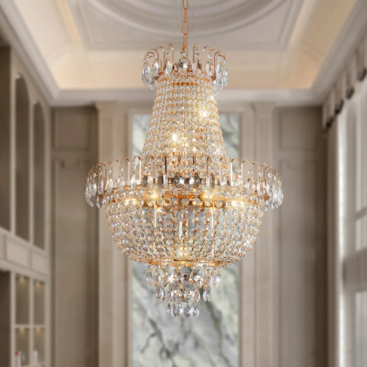 French Empire Crystal Chandelier