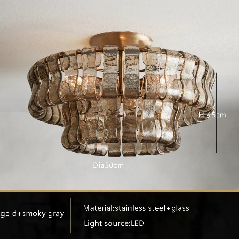 Riviera Flush Mount Chandelier