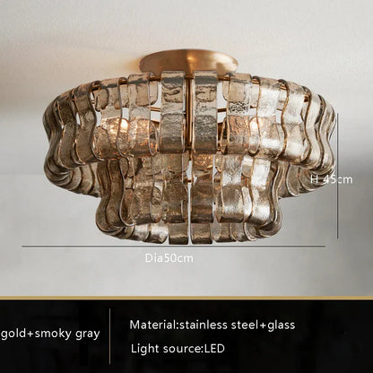 Riviera Vintage French Crystal Chandelier