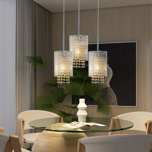 Alleri Crystal Pendant Lights, Set Of 3