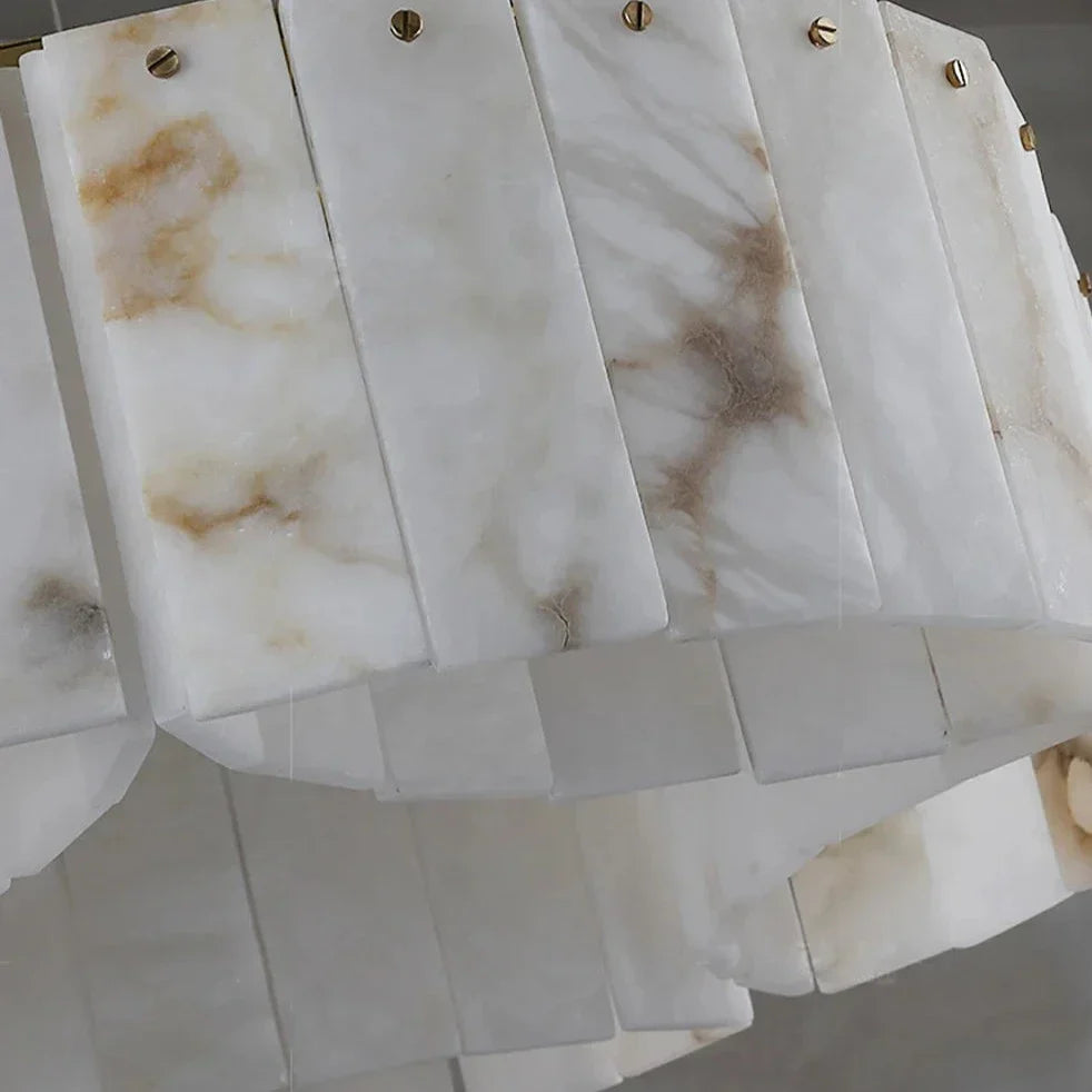 Milton Natural Marble Flush Mount