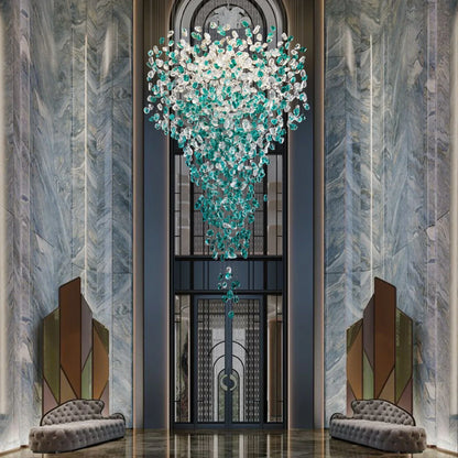 Crystal Pendant Foyer Chandelier