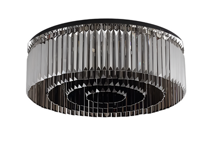 Gio Crystal Flush Mount Light Fixture