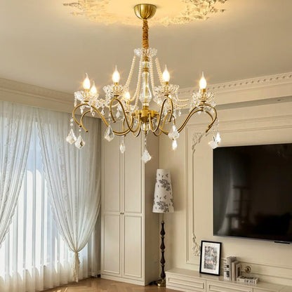 Sapphire Crystal Chandelier