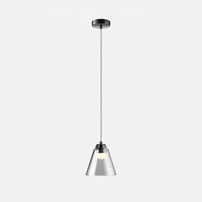 Sculptural Glass Pendant Lamp