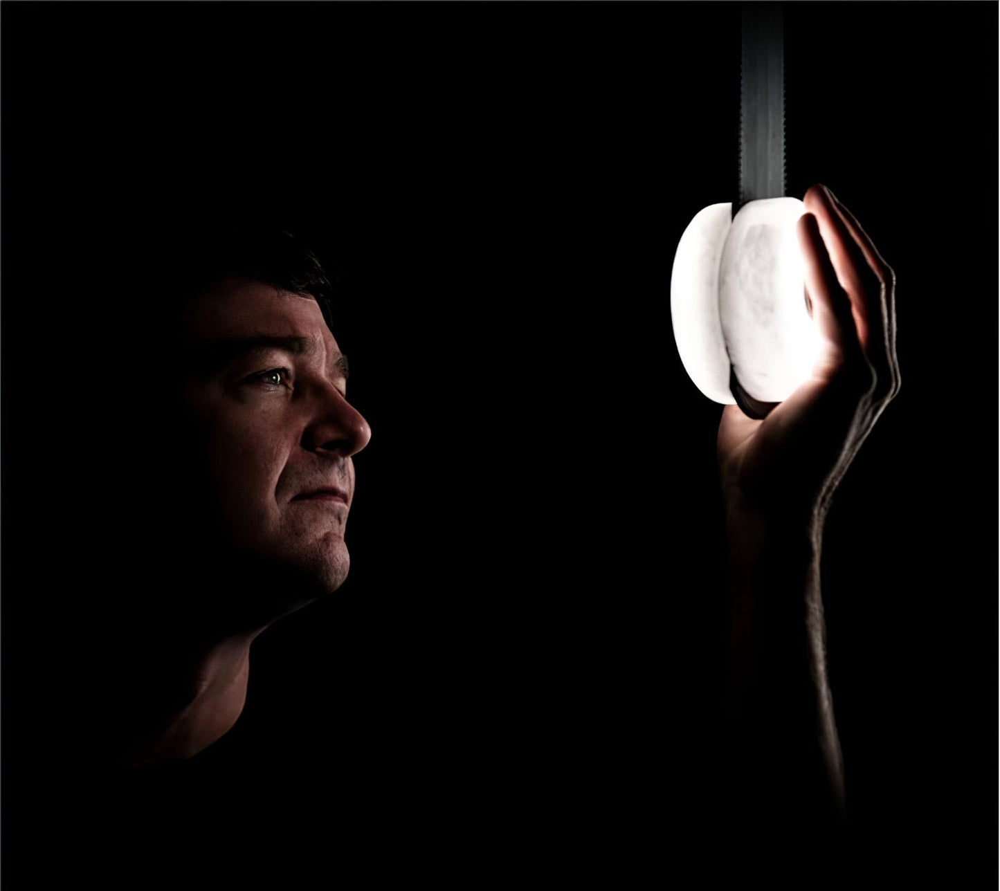 Snaps Alabaster Pendant Light