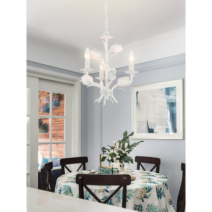 Southport Sage Rose Chandelier