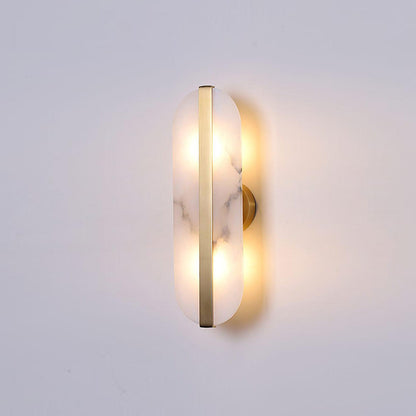 Stone Wall Alabaster LED Sconce