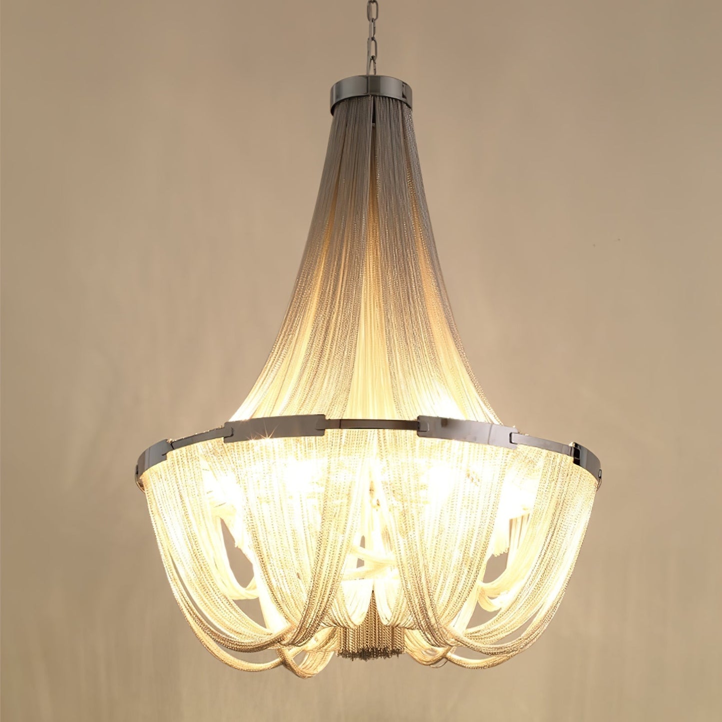 Tassel Aluminum Chain Chandelier