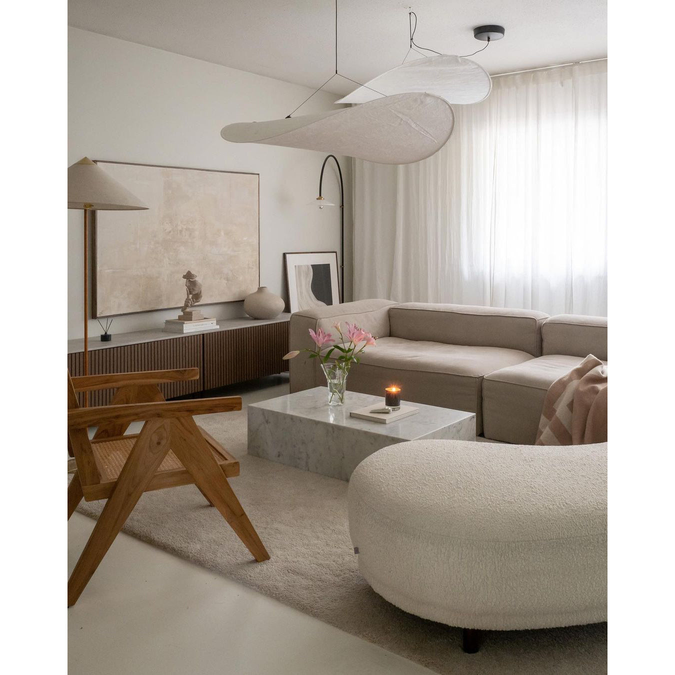 Tense Dupont Paper Pendant Lamp
