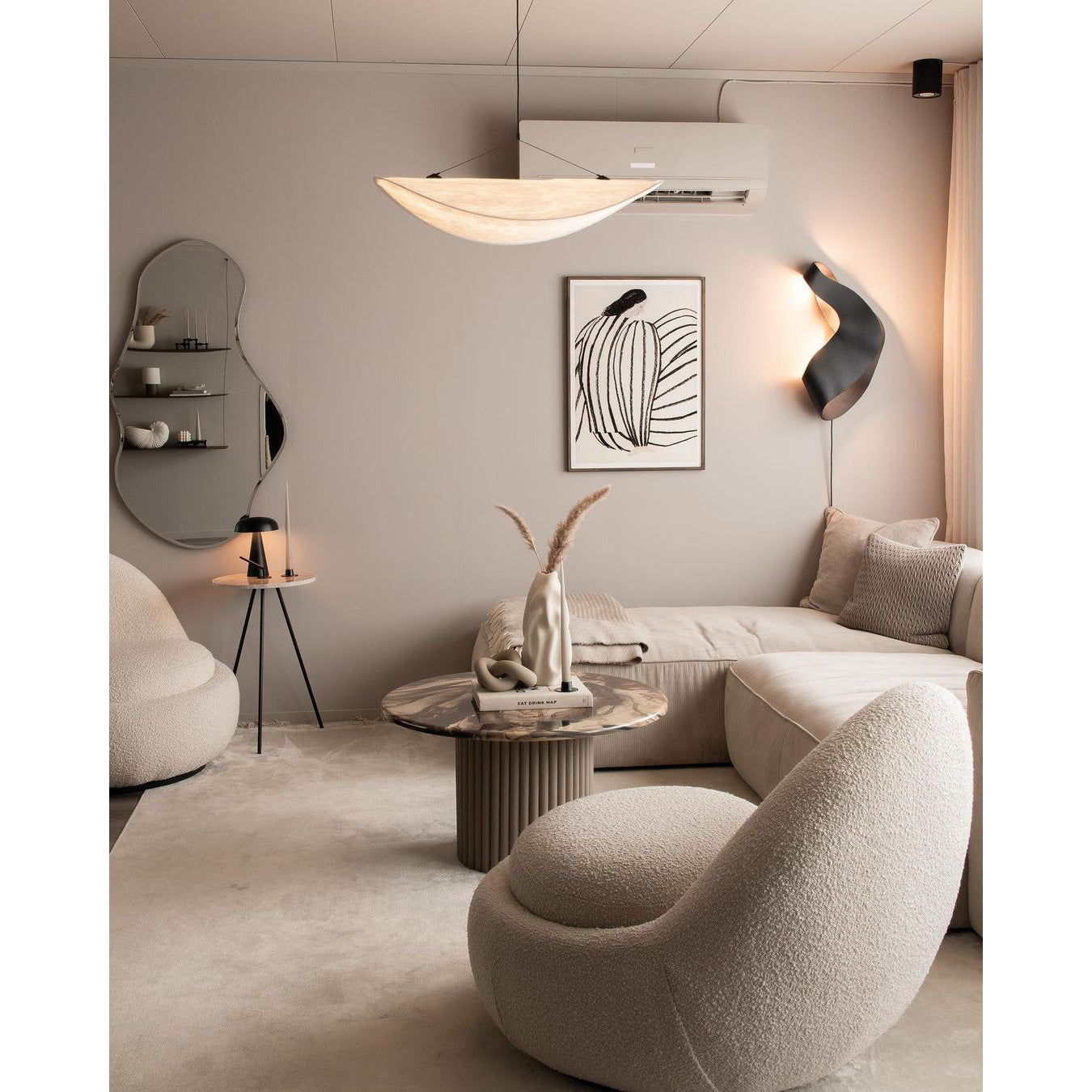 Tense Dupont Paper Pendant Lamp