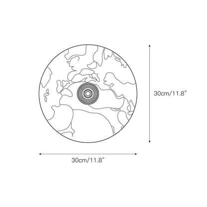 Calacatta Round Marble Sconce