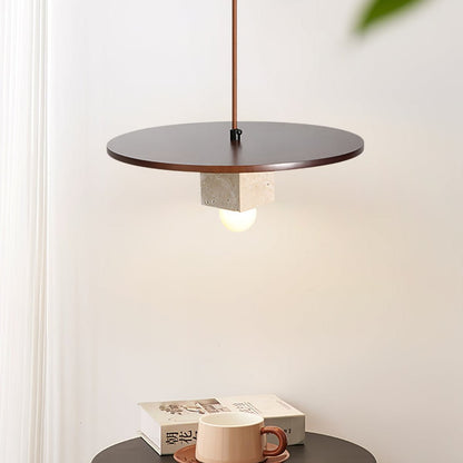 Tondo Stone Disc Pendant Light