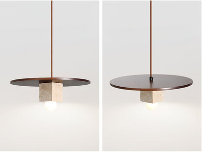 Tondo Stone Disc Pendant Light