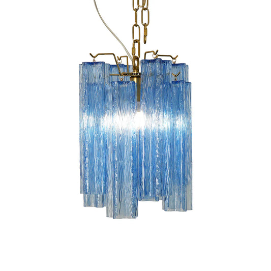 Vintage Blue Murano Glass Chandelier