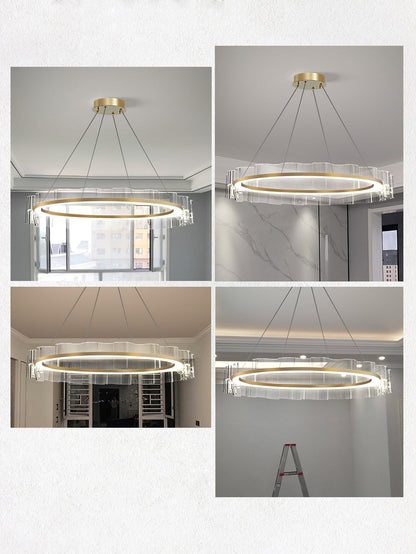 Water Wave Glass Chandelier