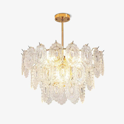 Wave Glass Chandelier