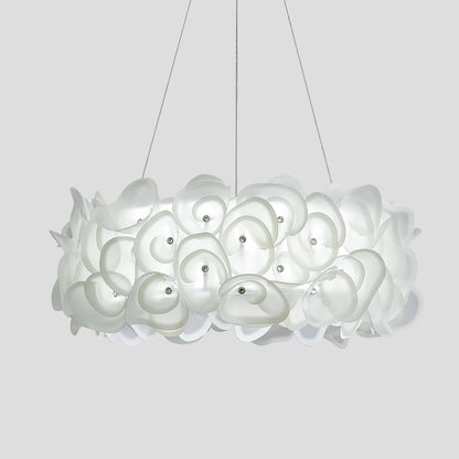 White Hydrangea Pendant Lamp