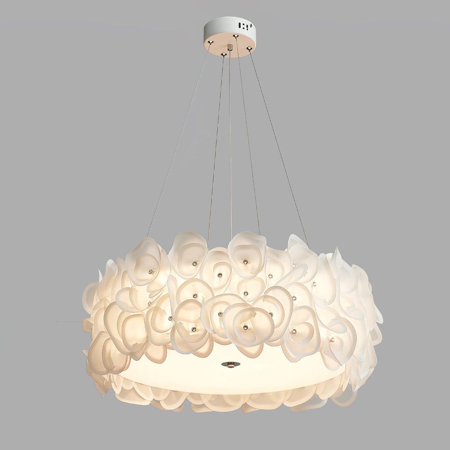 White Hydrangea Pendant Lamp