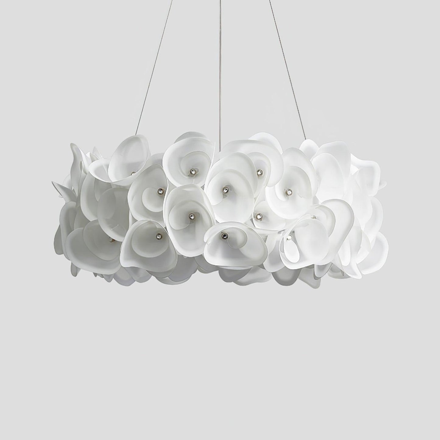 White Hydrangea Pendant Lamp
