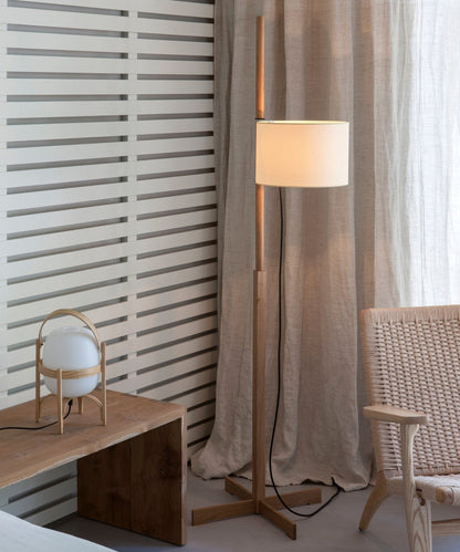 Wood Tmm Floor Lamp