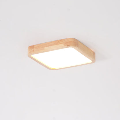 Wooden Geometric Ceiling Light