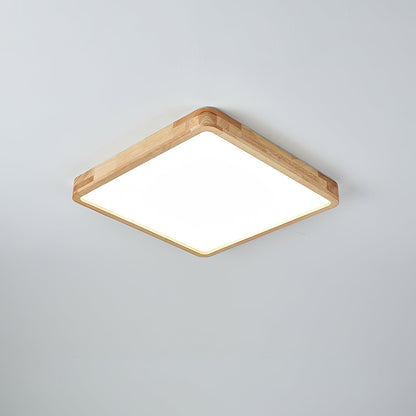 Wooden Geometric Ceiling Light
