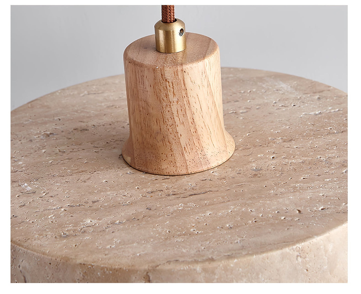 Piedra Travertine Pendant Light