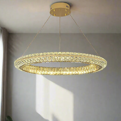 Bacci Crystal Modern Ceiling Light Fixture
