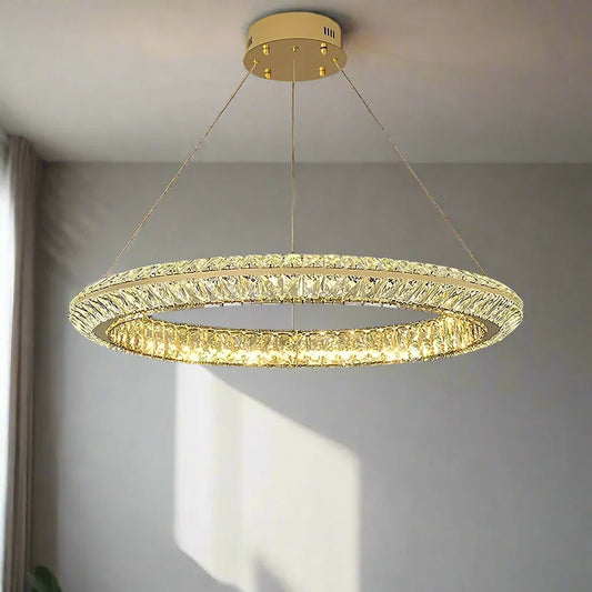 Bacci Crystal Modern Ceiling Light Fixture