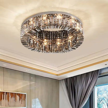 Specchio Crystal Flush Mount Ceiling Light
