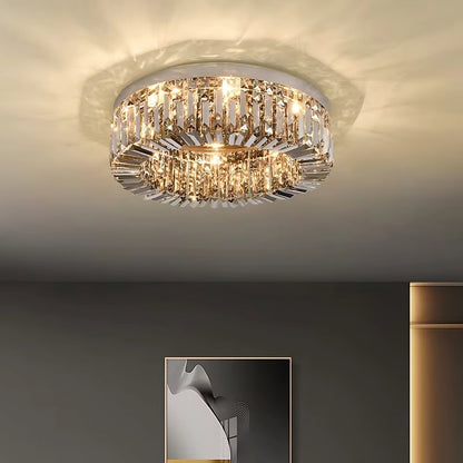 Specchio Crystal Flush Mount Ceiling Light