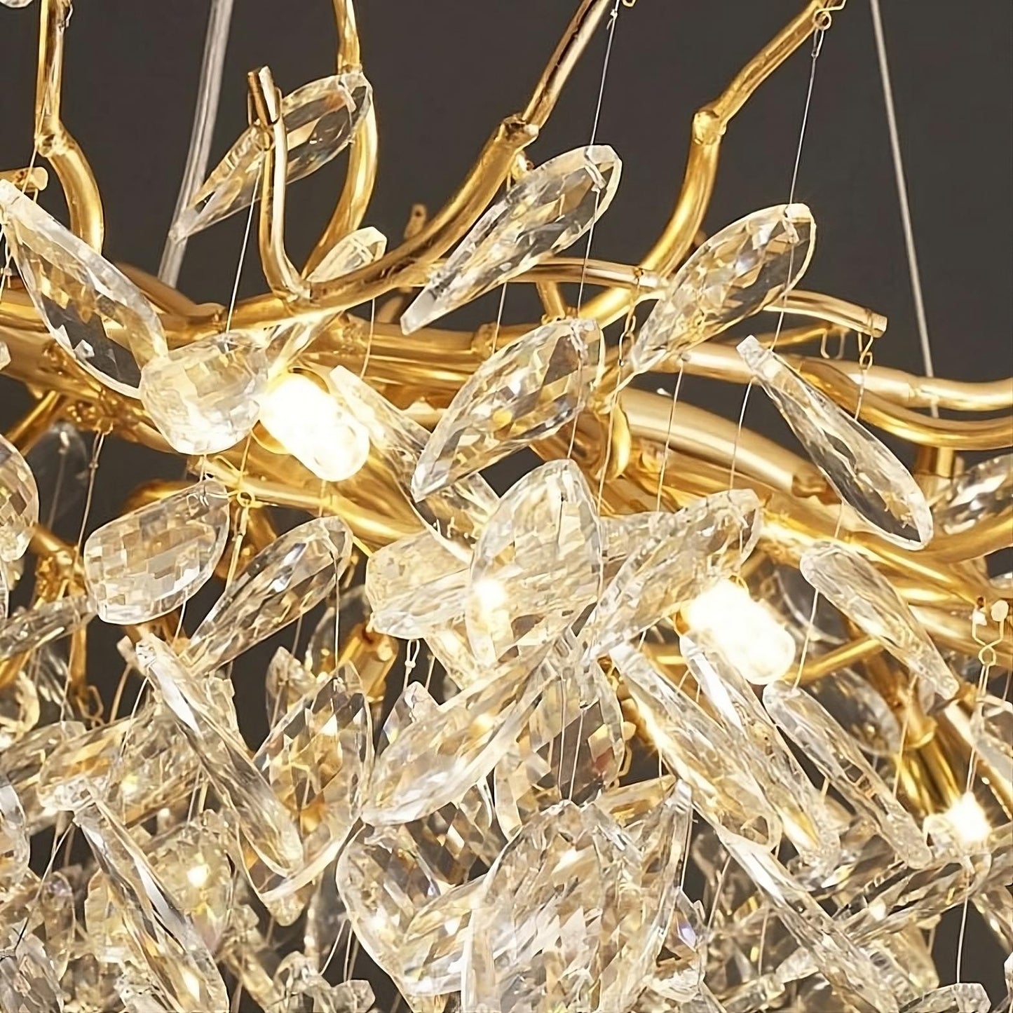 Albero Collection Crystal Ceiling Light Fixture