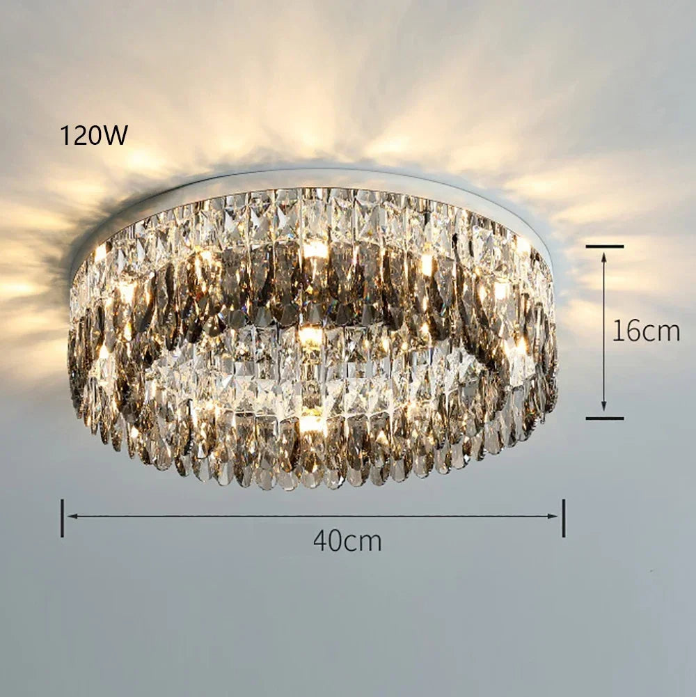 Giano Crystal Flush Mount
