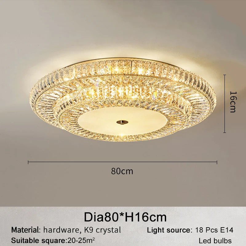 Gio Crystal Ceiling Light Fixture